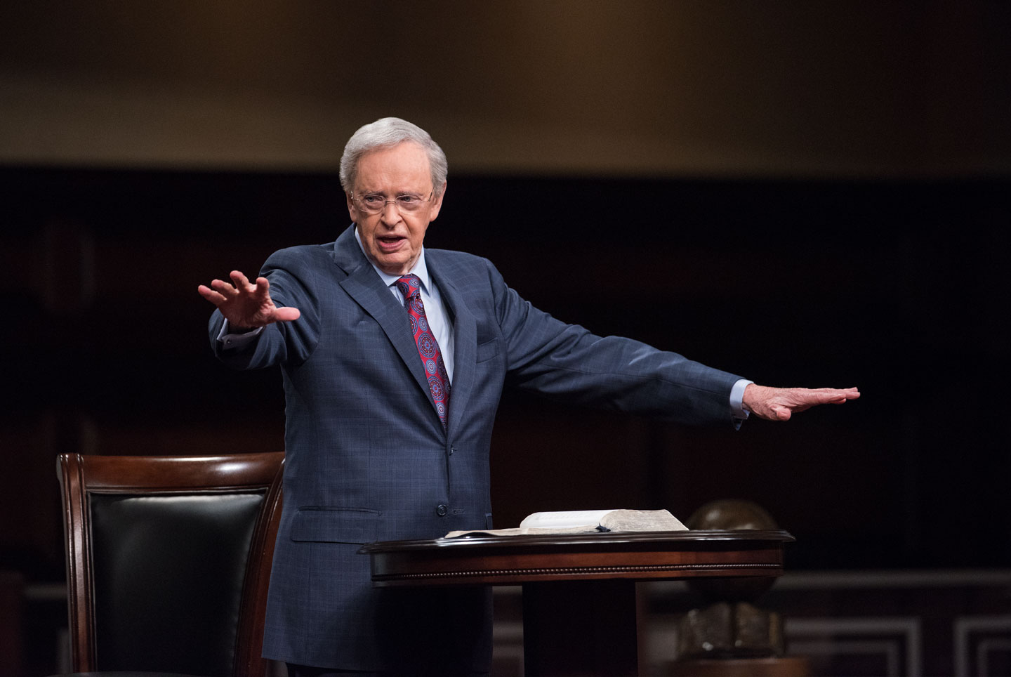 Charles Stanley preaching