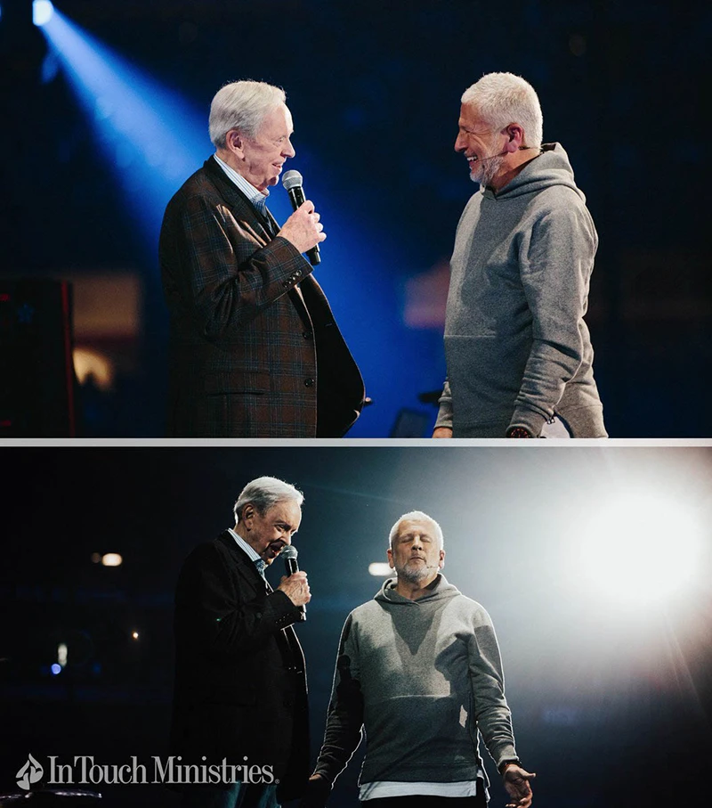 In 2017, Dr. Stanley prayed with Louie Giglio for the thousands of college students attending the Passion Conference.