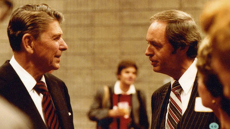 As President of the Southern Baptist Convention, Dr. Stanley had the honor of meeting President Ronald Reagan.